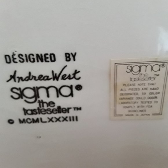 Vintage Andrea West Hand Decorated Ceramic Planter - Picture 6 of 6